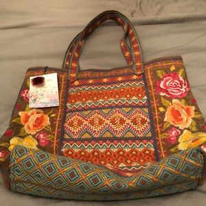 BNWT! Johnny Was Vella Tote! Never used!